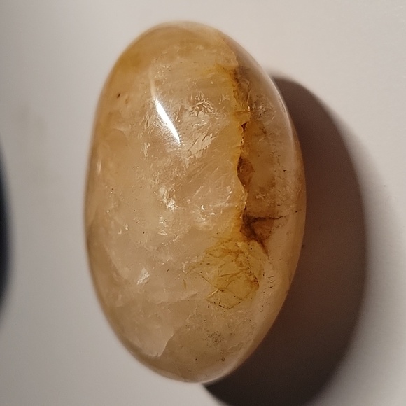 Elegant Polished Stone Tan Orange Cream - Picture 2 of 3